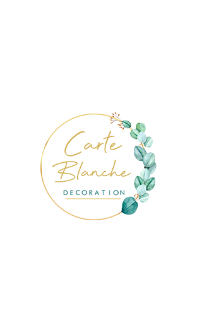 Logo Carte Blanche Décoration - Blanche Matériaux Nobles