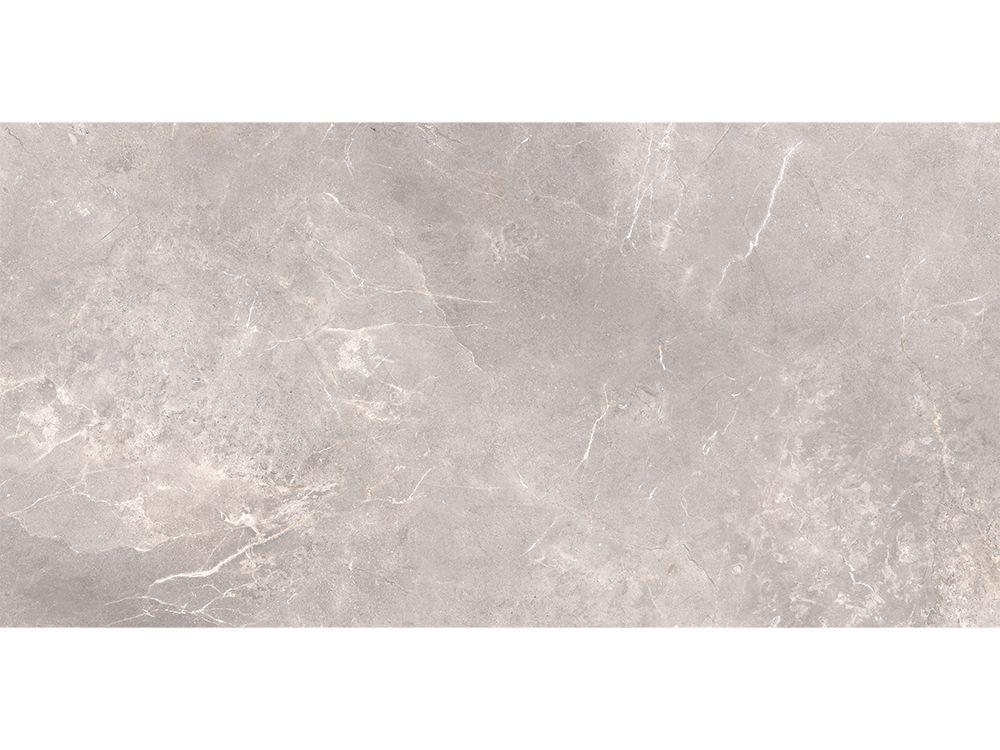 Carrelage sol/mur effet marbre gris mat Aria Stone l.60 x L.120 cm - Blanche Matériaux Nobles