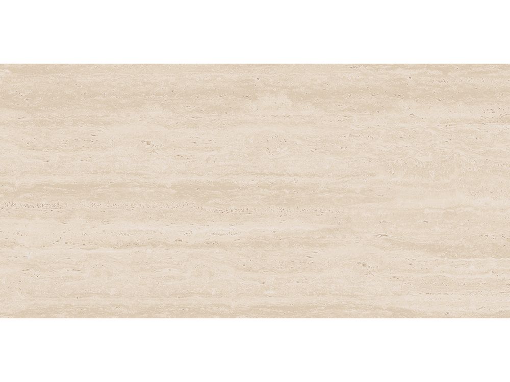Carrelage sol/mur effet travertin beige mat Melden l.60 x L.120 cm - Blanche Matériaux Nobles