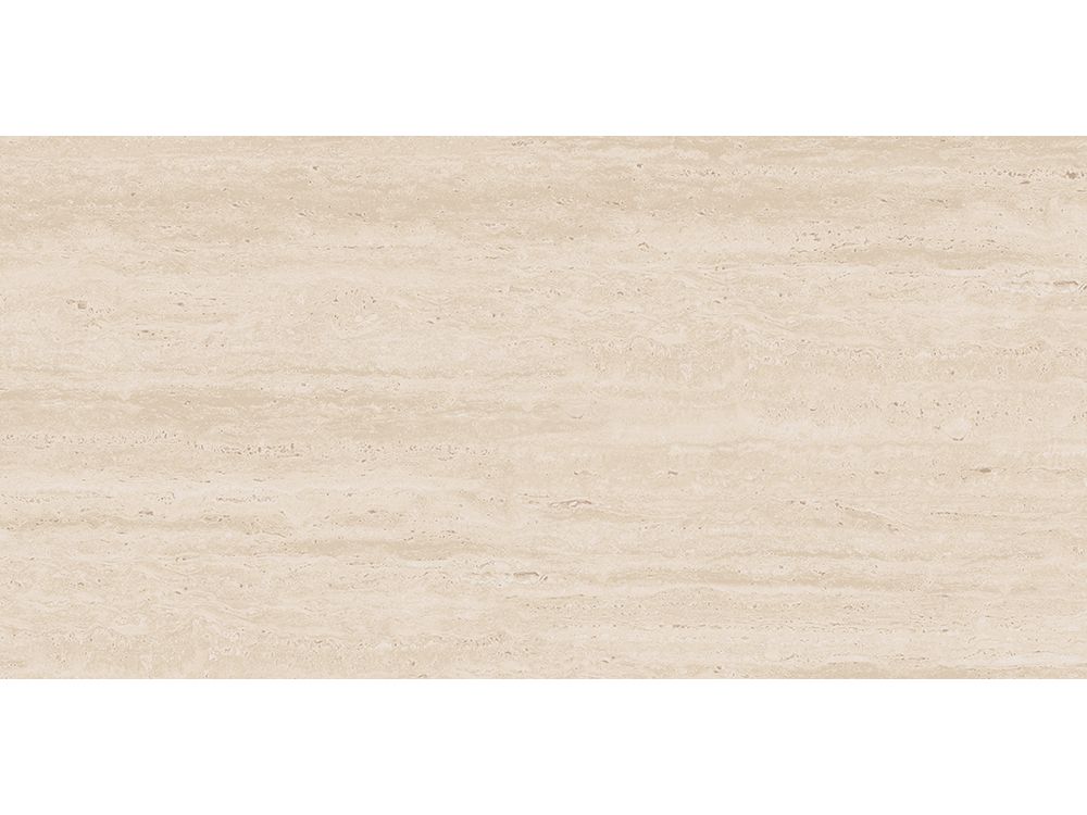 Carrelage sol/mur effet travertin beige mat Melden l.60 x L.120 cm - Blanche Matériaux Nobles