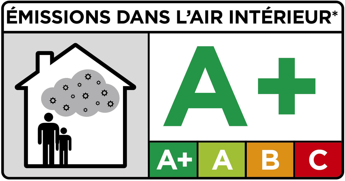 Carrelages de luxe Blanche Matériaux Nobles labellisés A+ – pour un air intérieur sain et un design raffiné.