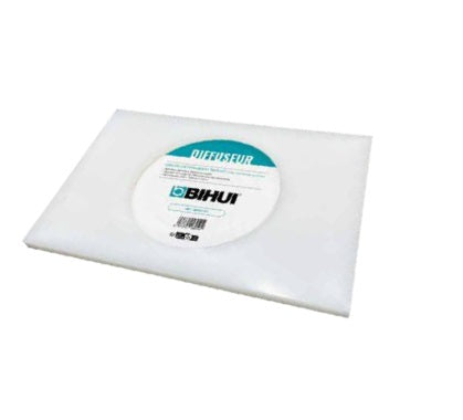 Plaque de transfert 260x180 mm pour batte vibrante BIHUI By PAVILIFT - Blanche Matériaux Nobles